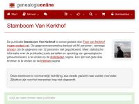 Screenshot van website