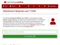 Screenshot van website