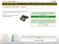 Screenshot van website
