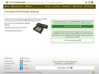 Screenshot van website