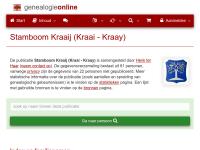 Screenshot van website