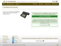 Screenshot van website