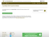 Screenshot van website