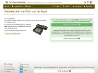 Screenshot van website