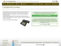 Screenshot van website