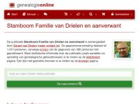 Screenshot van website