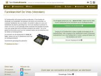 Screenshot van website