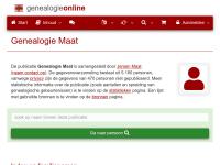 Screenshot van website