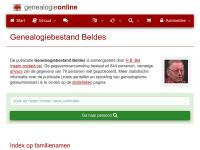Screenshot van website