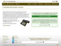 Screenshot van website