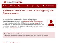 Screenshot van website