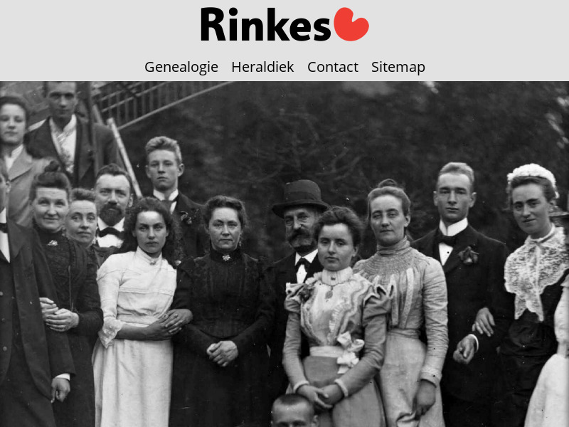 Screenshot van website