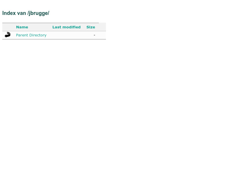 Screenshot van website
