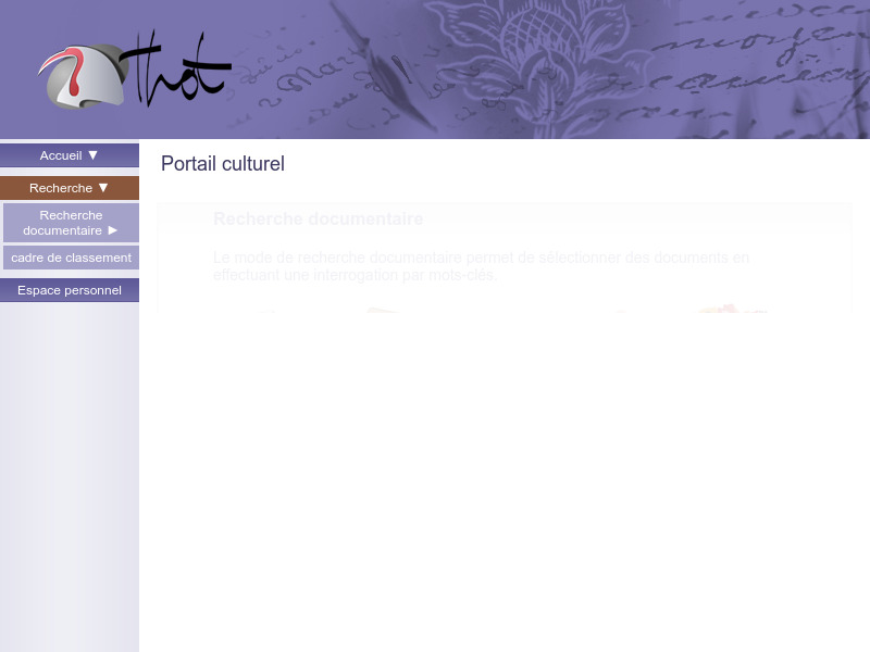 Screenshot van website