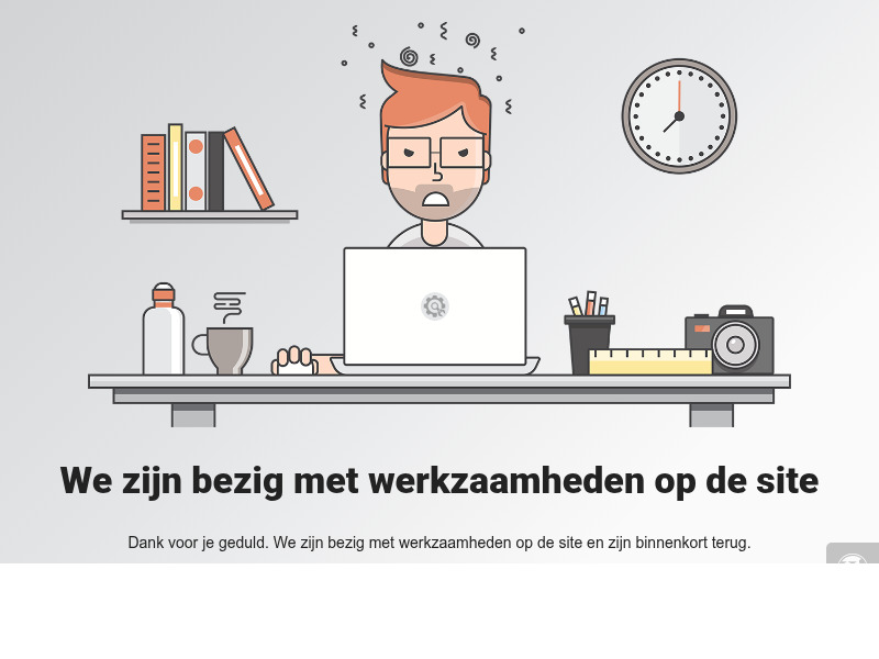 Screenshot van website