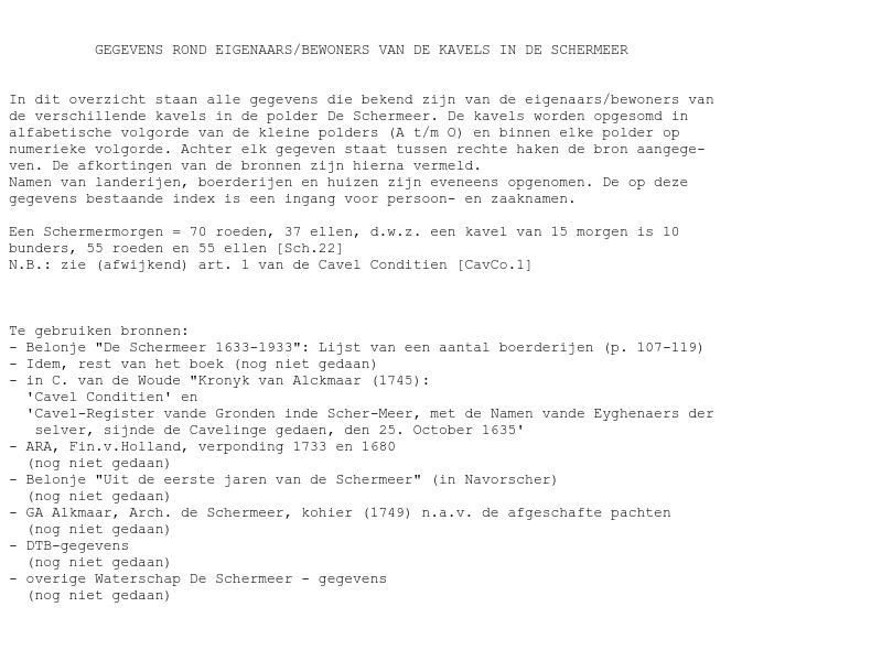 Screenshot van website