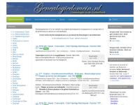 Screenshot van website
