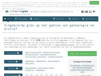 Screenshot van website