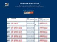 Screenshot van website