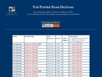 Screenshot van website