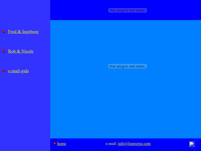 Screenshot van website