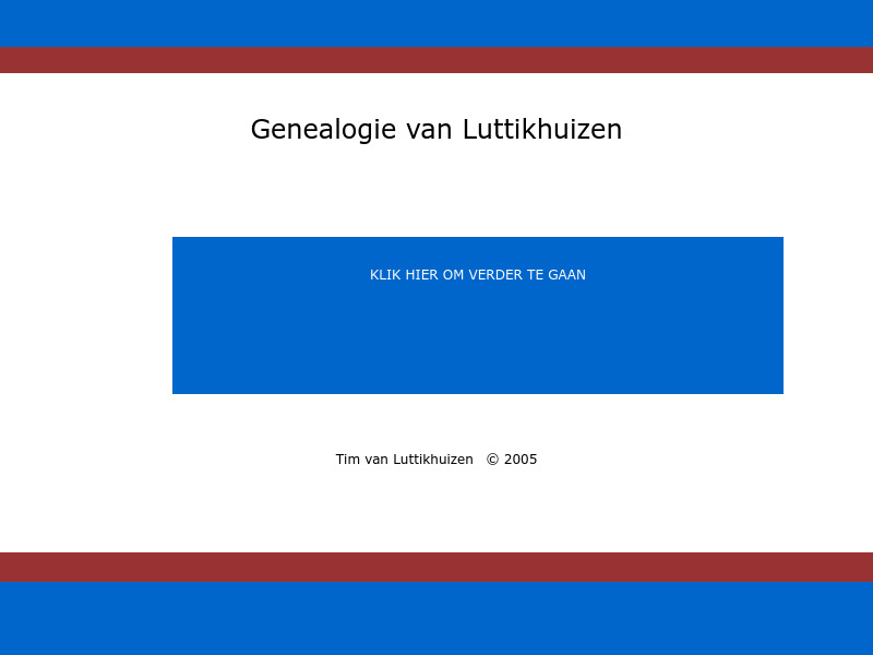 Screenshot van website