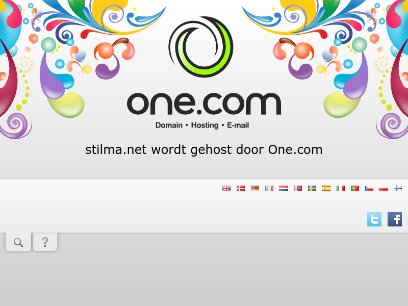 Screenshot van website