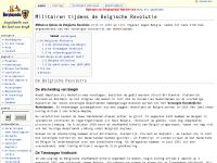 Screenshot van website