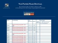 Screenshot van website