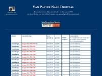 Screenshot van website