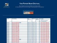 Screenshot van website