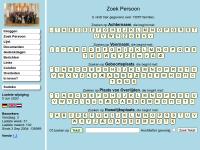 Screenshot van website