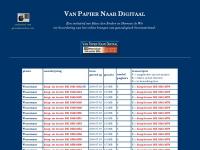 Screenshot van website