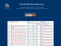 Screenshot van website