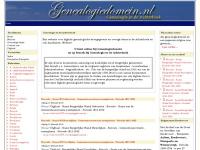 Screenshot van website