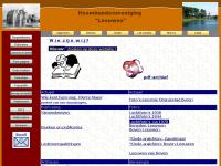 Screenshot van website