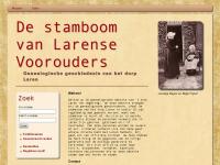 Screenshot van website