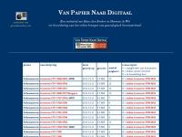 Screenshot van website