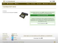 Screenshot van website