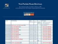 Screenshot van website