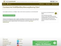 Screenshot van website