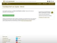 Screenshot van website