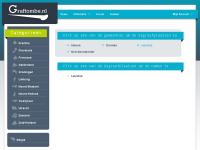 Screenshot van website