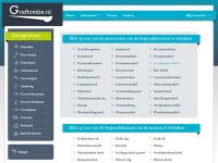 Screenshot van website