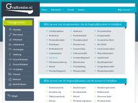 Screenshot van website