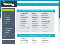 Screenshot van website