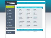 Screenshot van website