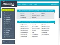 Screenshot van website