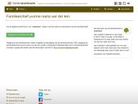 Screenshot van website