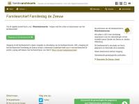 Screenshot van website